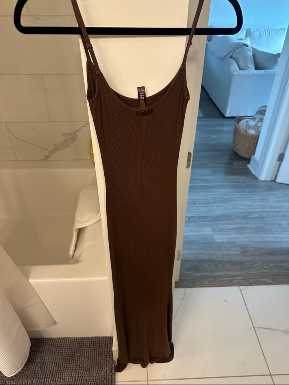 SKIMS Ribbed Maxi Dress - Women - Picture 3 of 3